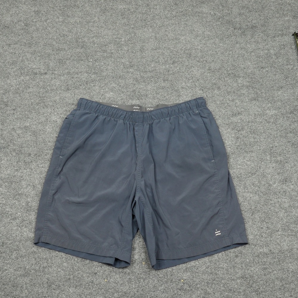 Free Fly Shorts Mens Large Grey Bamboo Lined Activewear Performance Stretch